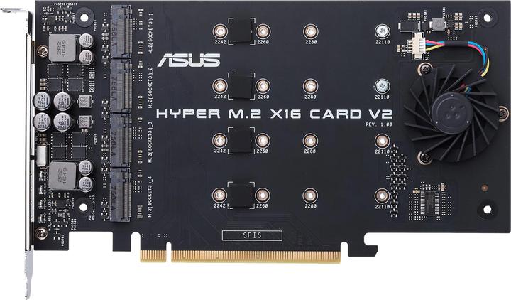 Actual product image ASUS Hyper M.2 X16 Card