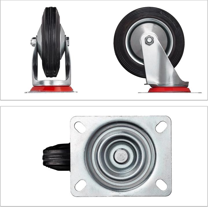 Produktbild Relaxdays Schwerlastrollen (400 kg)