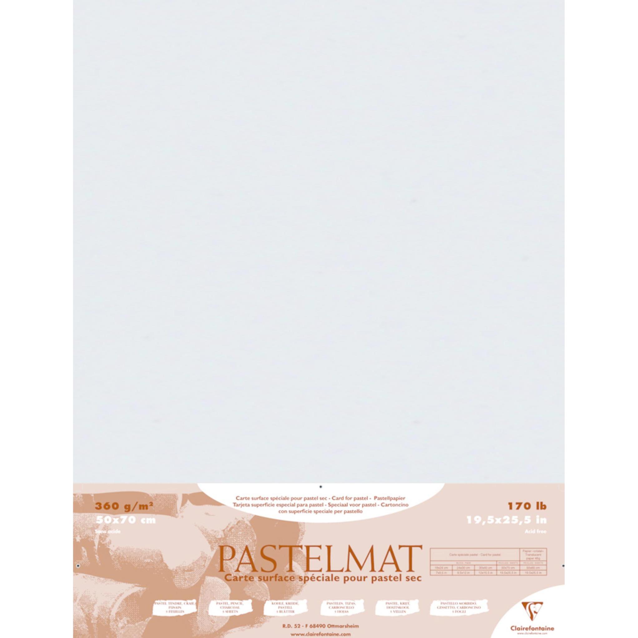 Clairefontaine, Bastelpapier, Pastelmat (360 g/m², 5 x)