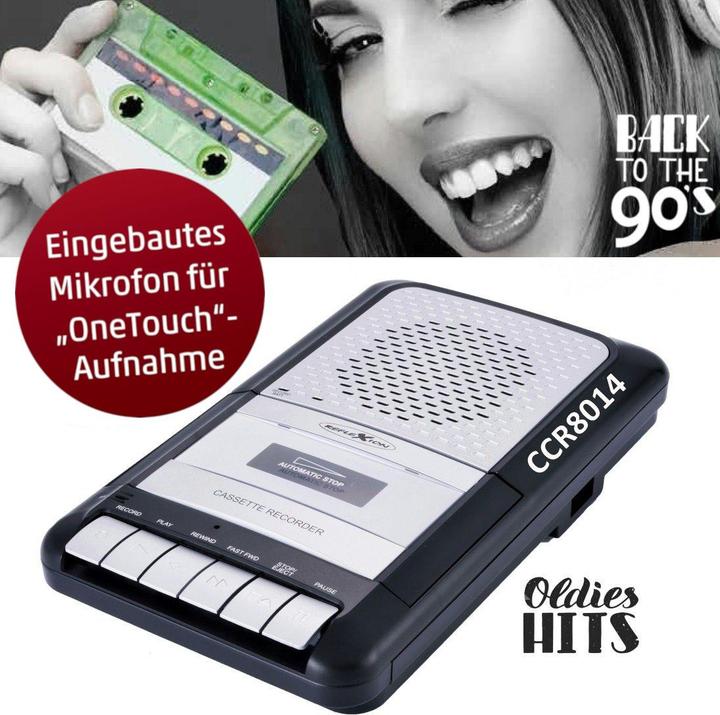 Actual product image Reflexion Portable cassette player (Cassette recorder)