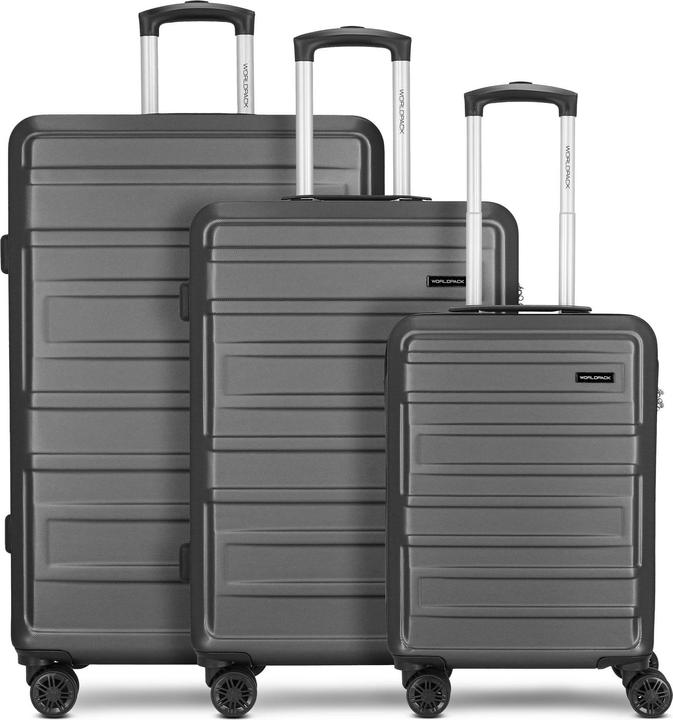Produktbild Worldpack New York 2.0 4 Rollen Kofferset 3-teilig (197 l)