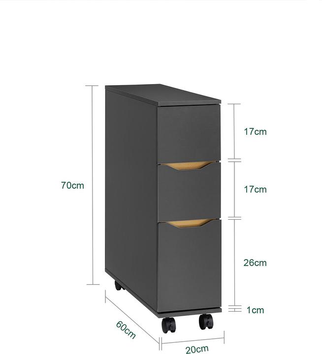 Image du produit SoBuy Schrank Sideboard (112 x 40 x 89 cm)