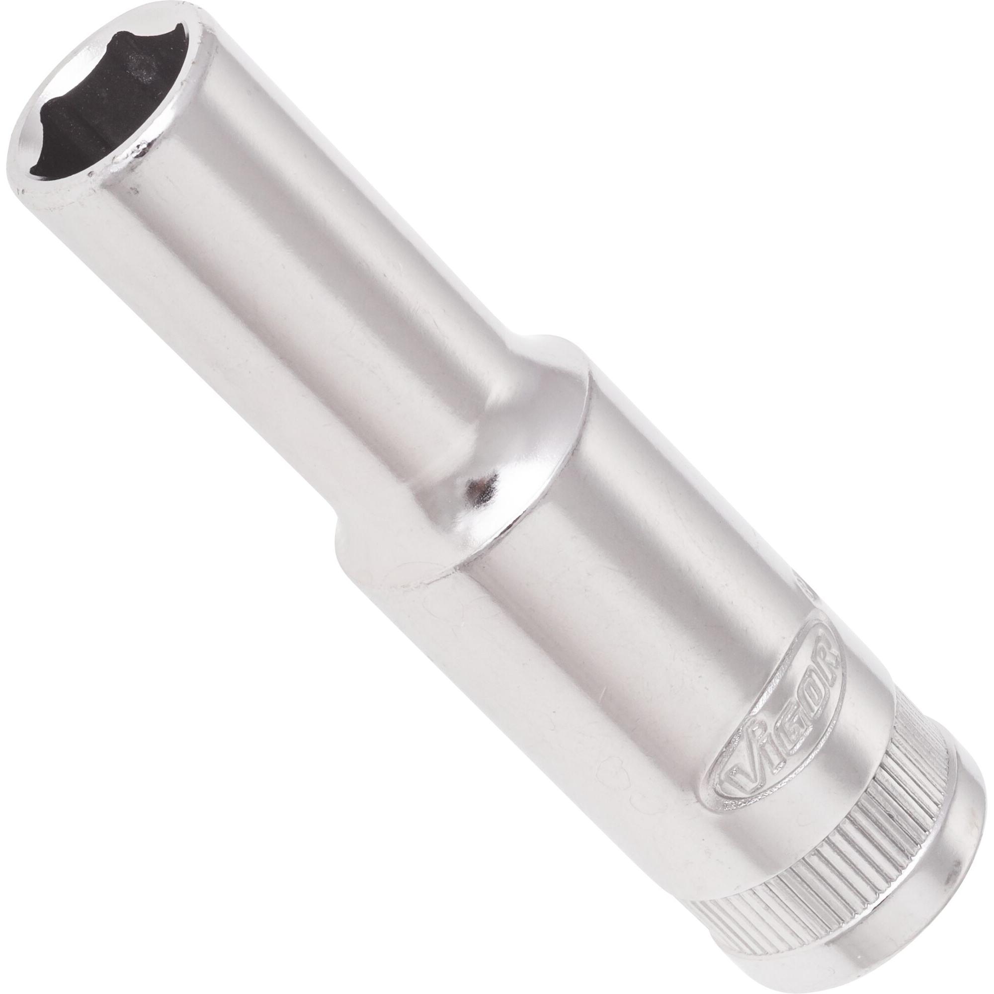 Vigor, Steckschlüssel + Stecknuss, STECKSCHLÜSSEL-EINSATZ 3/8" LG 9 (9 mm)