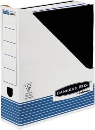Produktbild Fellowes Archiv-Stehsammler R-Kive PRIMA, weiss-blau aus 100% recycelter Pappe, zu 100% wiederverwertbar (A4)