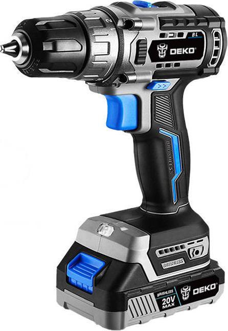 Actual product image Deko Tools Brushless Drill DKBL20DU3-H 20V (Rechargeable battery operated)