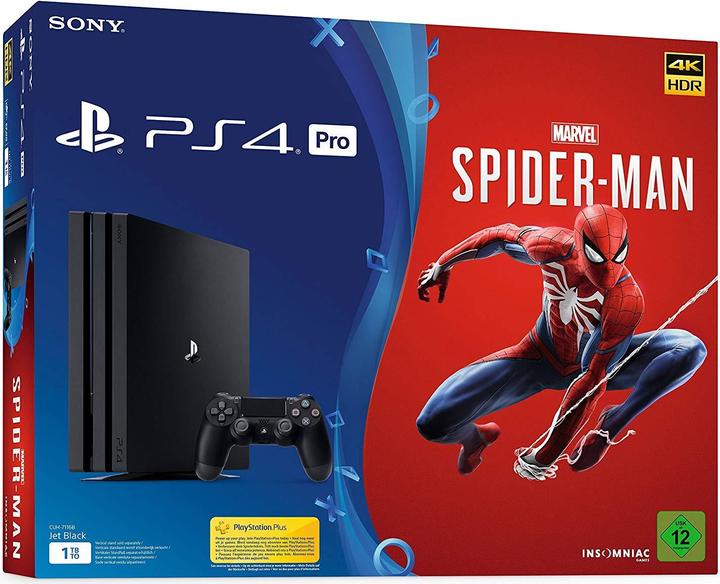 Sony Playstation 4 Pro 1TB + Spider Man