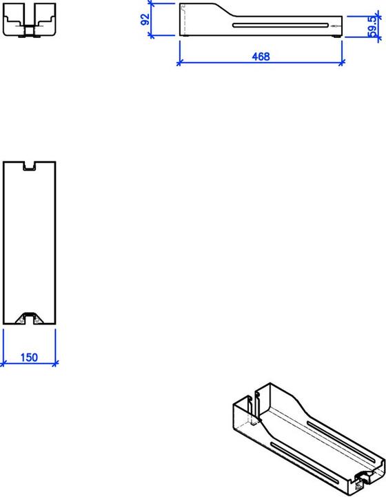Produktbild Peka Metall Einhängetablar Libell (1 Stk.)