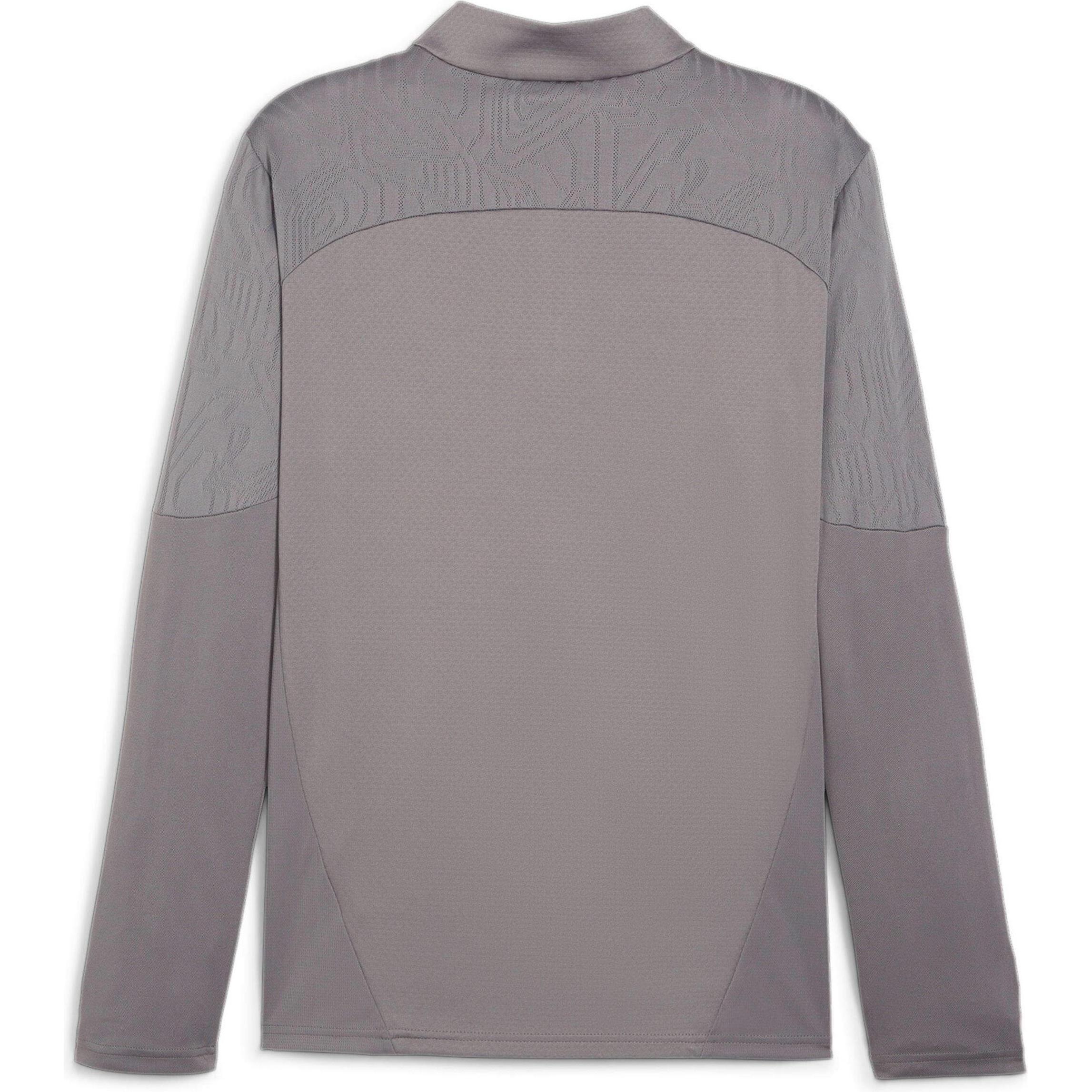 Thumbnail - Puma, Herren, Laufjacke, teamFINAL Training 1/4 Zip Top (XL), Grau, XL