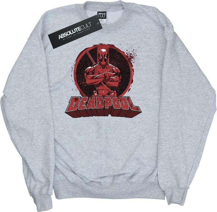 Produktbild Deadpool Crossed Arms Logo Sweatshirt (S)