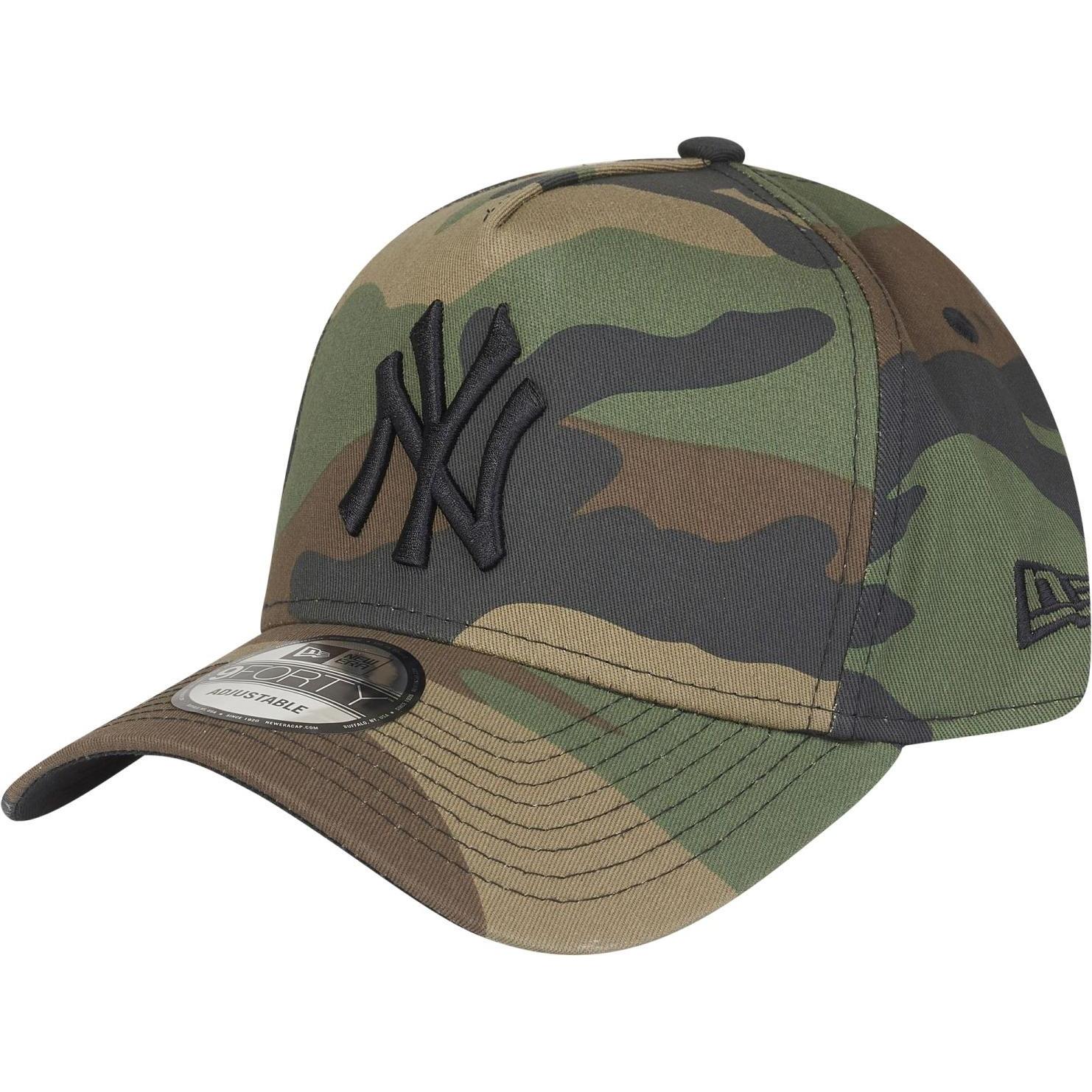 New Era, Herren, Cap, 9Forty Snapback Trucker Cap - New York Yankees camo, Grün