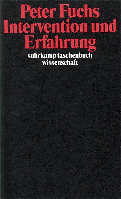 Produktbild Intervention und Erfahrung (Deutsch, Peter Fuchs, 1999)