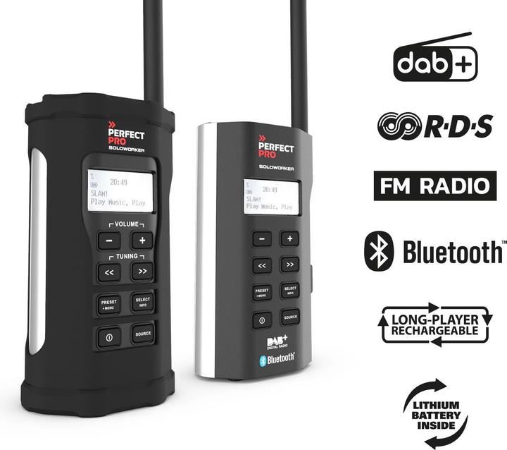 Actual product image PerfectPro Soloworker (DAB+, FM, Bluetooth)