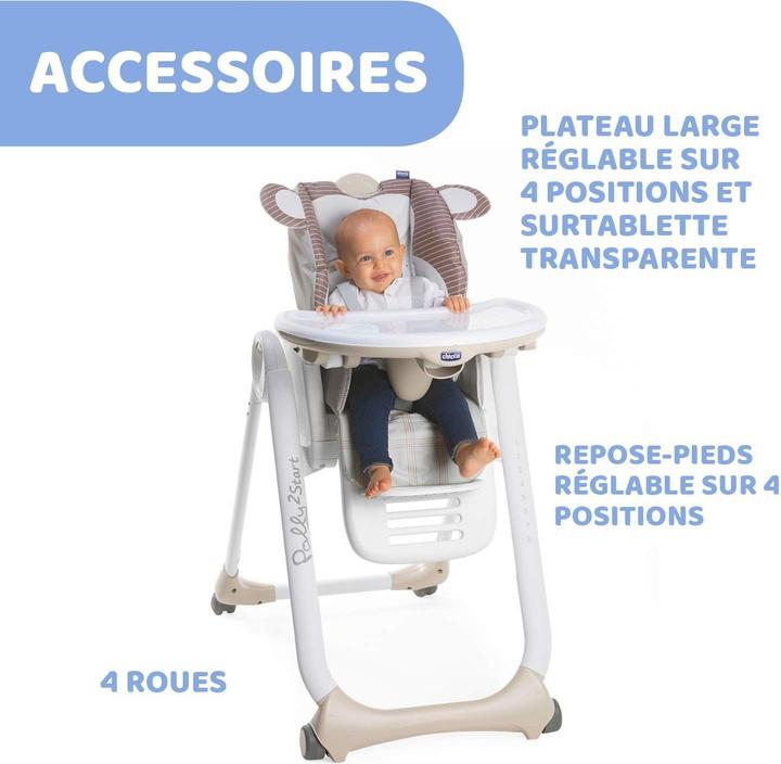 Produktbild Chicco Polly 2 Start (Hochstuhl)