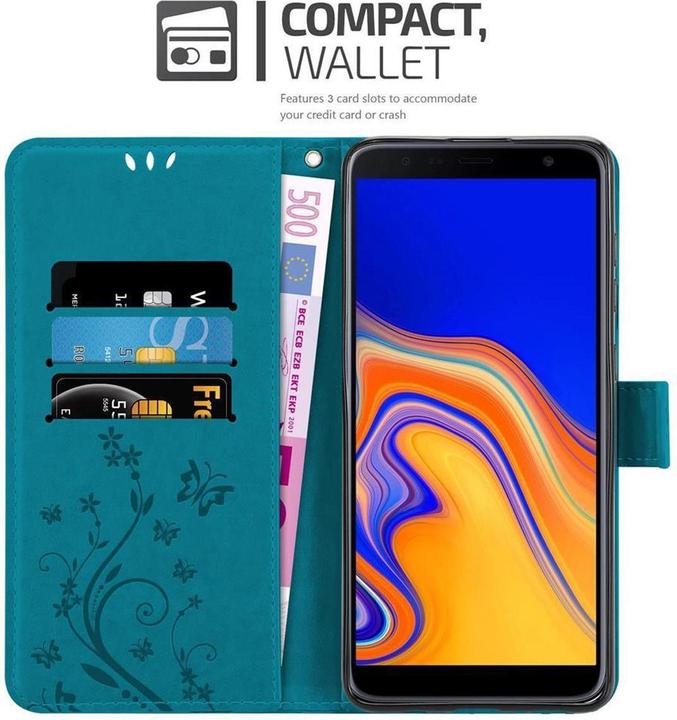 Image du produit Cadorabo Pochette Flower Book (Samsung Galaxy J4+)