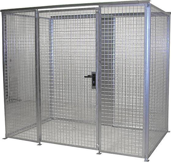 Produktbild eurokraft pro Gasflaschen-Gittercontainer