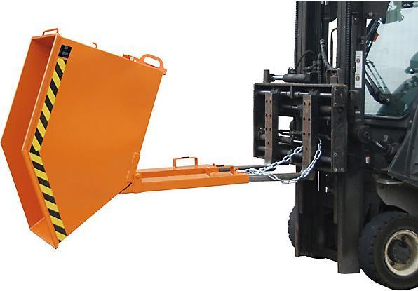 Produktbild eurokraft pro Kippmulde mit Klappmechanismus (800 l)