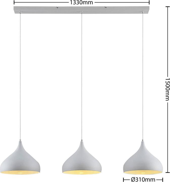 Image du produit Lindby Elamira Lampe à suspendre White (E27)