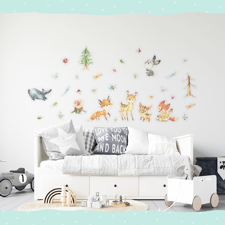 Actual product image Papierdrachen Forest animals (22 x 30 cm)