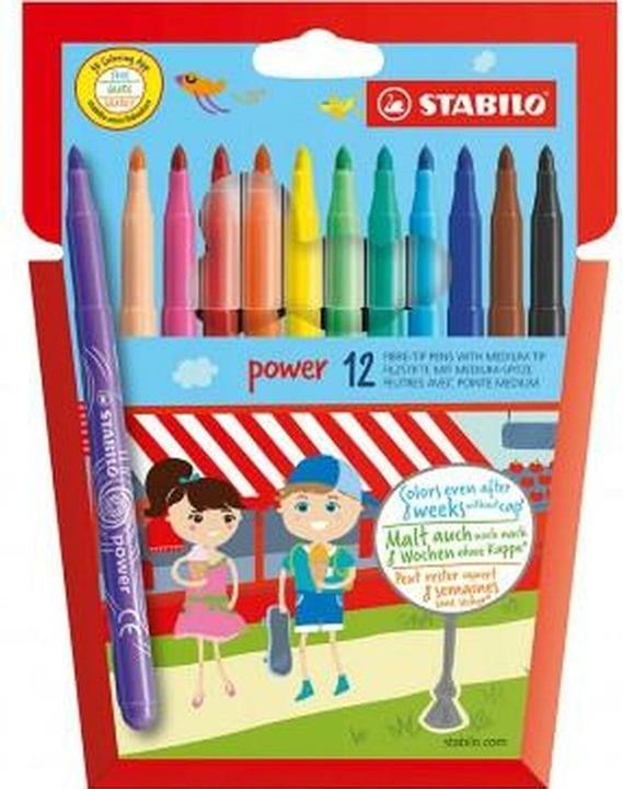 Produktbild STABILO Filzstifte POWER Bunt (6 Stück) (6x)