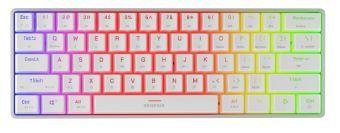 Actual product image Genesis Klawiatura Dla Graczy Thor 660 G2 Us White Bezprzewodowa RGB Mechaniczna Gateron Red (US, Cable, Wireless)