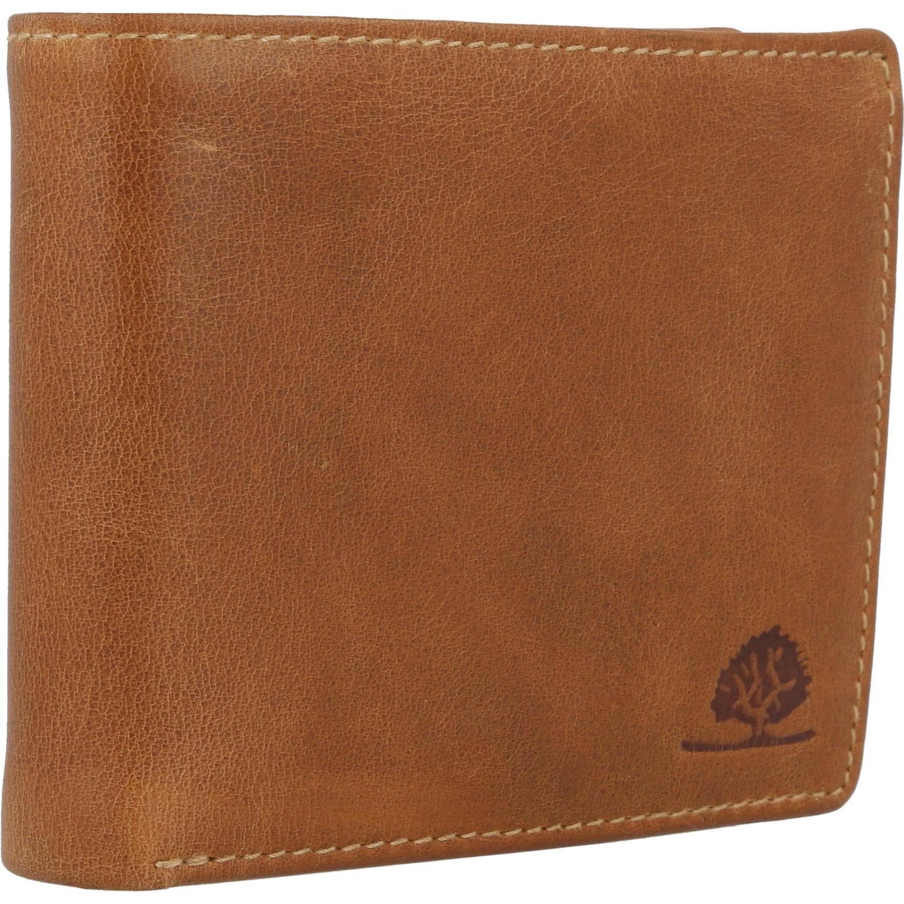 Thumbnail - Greenburry, Herren, Portemonnaie, Tornado Geldbörse RFID Schutz Leder 12 cm, Braun