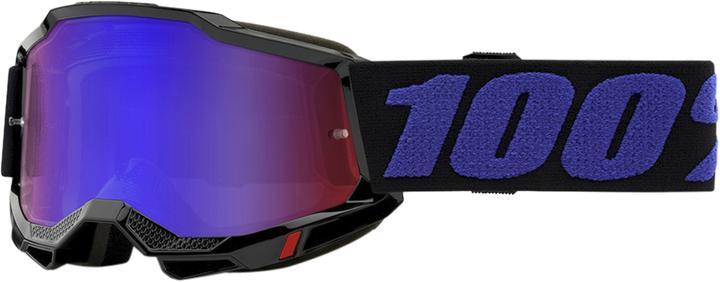 Actual product image 100% Accuri 2 Jr. Goggle Moore - Mirror Red/Blue (Black, Blue, Red)