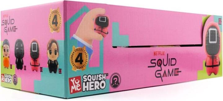 Figurines Squid Game En Mousse - Sac Surprise, 4 Personnages, 7,6 Cm, Licence Officielle Netflix