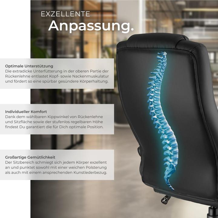 Produktbild tectake Chefsessel