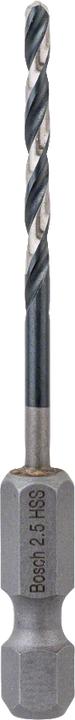 Actual product image Bosch Professional Zubehör HSS Twist Drill with Hexagonal Shank 2.5 mm (2.5 millimetres)