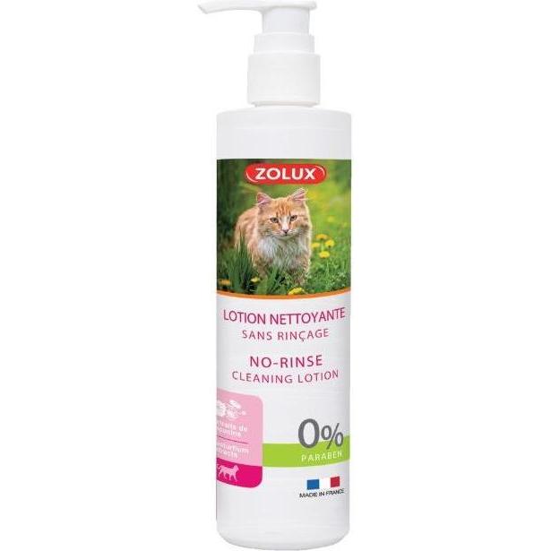 Zolux Lotion Cat No Rinse Zolux250ml (Katze, 250 ml), Tierpflegemittel