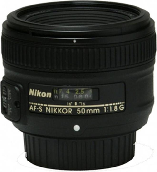 Actual product image Nikon AF-S Nikkor 50mm f/1.8G (Nikon F, full size)