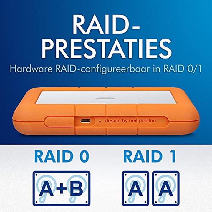 Immagine prodotto LaCie Robusto Raid Shuttle (8 TB)