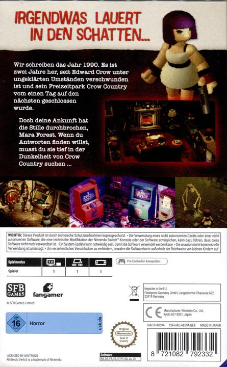 Produktbild Fangamer Crow Country SWITCH (Switch, DE)