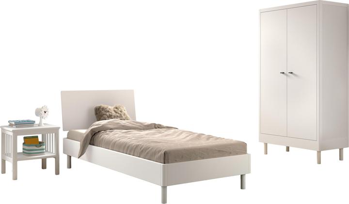 Vipack Kinderzimmer Forrest Buche 3-teilig Set (Babybett)