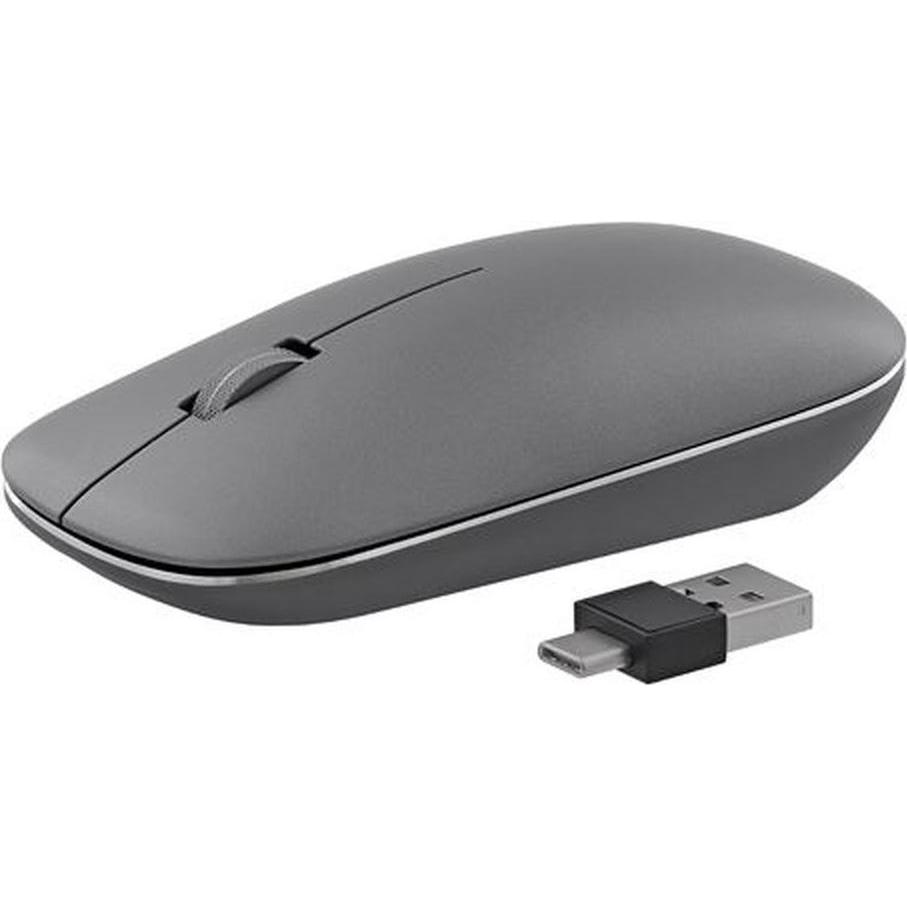 T'nb Tnb Mouse Ricaricabile Senza Fili Usb-C (Senza Fili), Mouse, Grigio