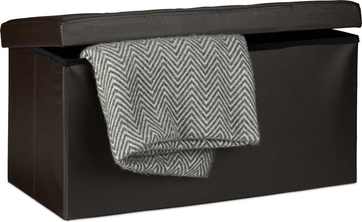 Actual product image Relaxdays Bench storage space (76 cm)