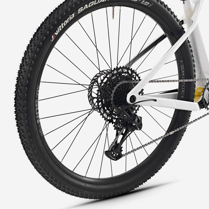 Immagine prodotto Rockrider Fahrrad Mountainbike Hardtail XC Carbonrahmen Race 900 NX weiss