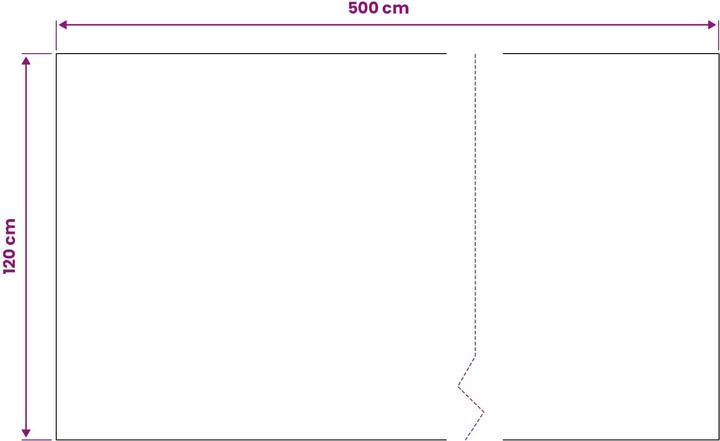 Produktbild vidaXL Bodenbelag (120 x 500 cm)