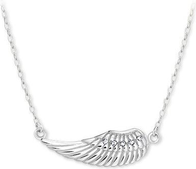 Produktbild Brilio Gentle necklace made of white gold angel wing 279 001 00094 07