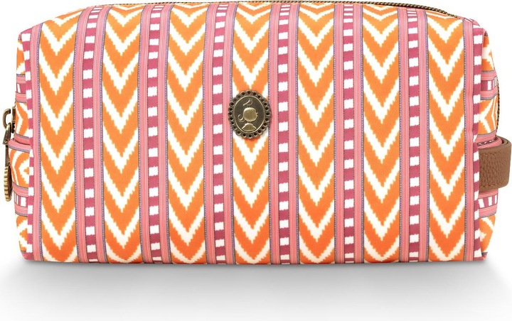 Image du produit PIP Studio Coco Kosmetiktasche medium Samba Stripe orange 21,5x10x10,5cm