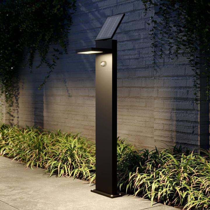Immagine prodotto Lucande Silvan LED Solcelle luce da giardino H100 con sensore Grafite (200 lm, IP54)