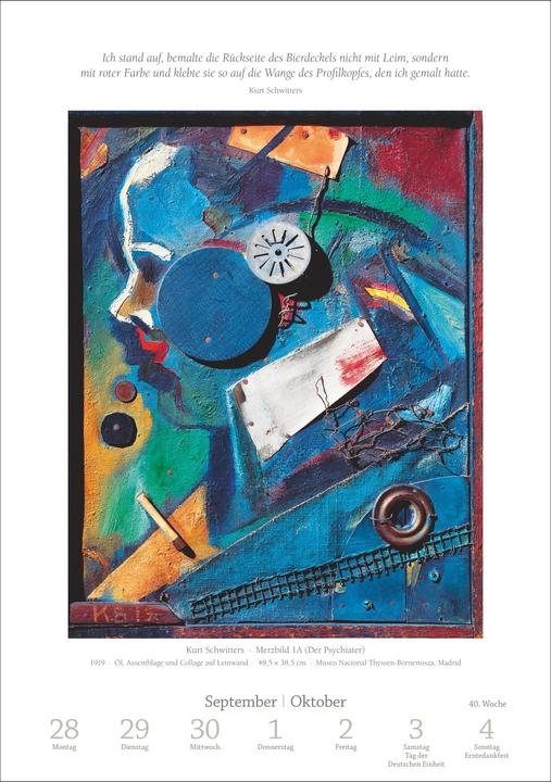 Actual product image Harenberg Kunst Wochen-Kulturkalender 2026 - 53 Meisterwerke der Malerei