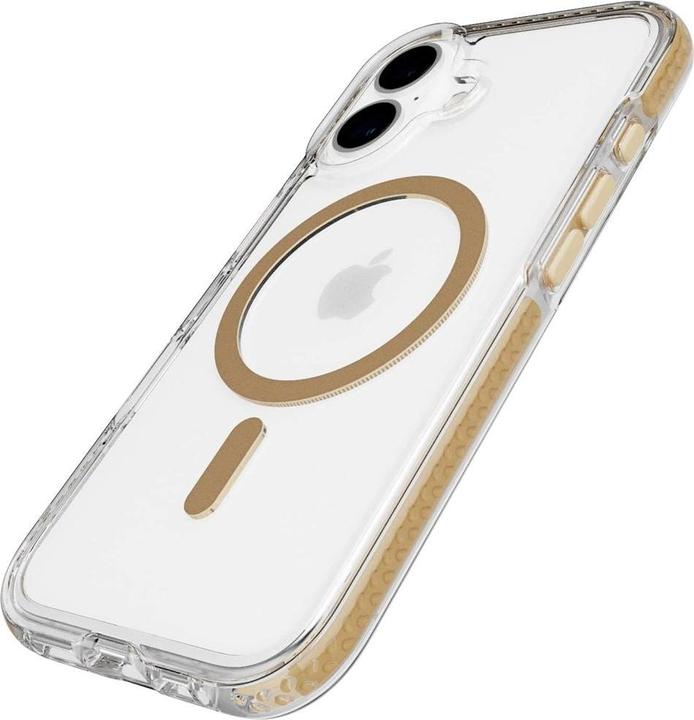 Actual product image Evo Tech21 - Crystal - Cover - iPhone 16 - MagSafe - Gold (Apple iPhone 16)