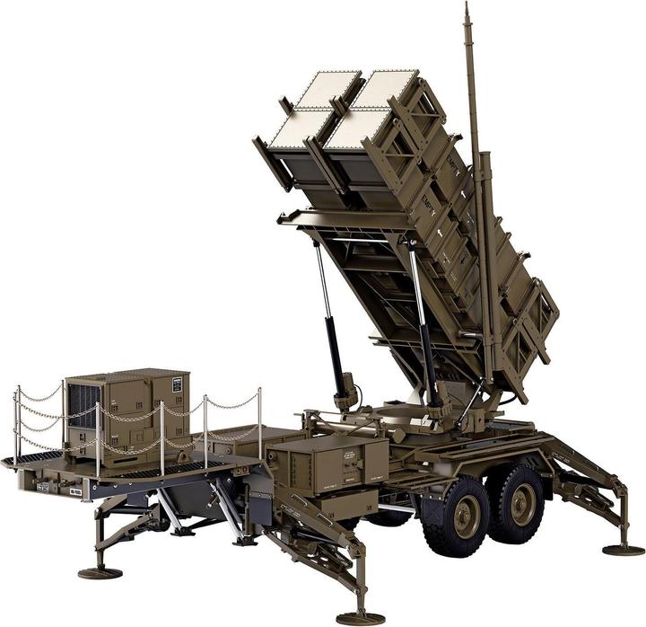 Produktbild Amewi Sattelauflieger US M747 Raketenwerfer, Grün 1:12, Bausatz