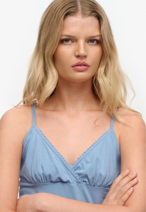Produktbild Superdry Athletic Essentials V-Ausschnitt Top mit Spitzenbesatz (L)