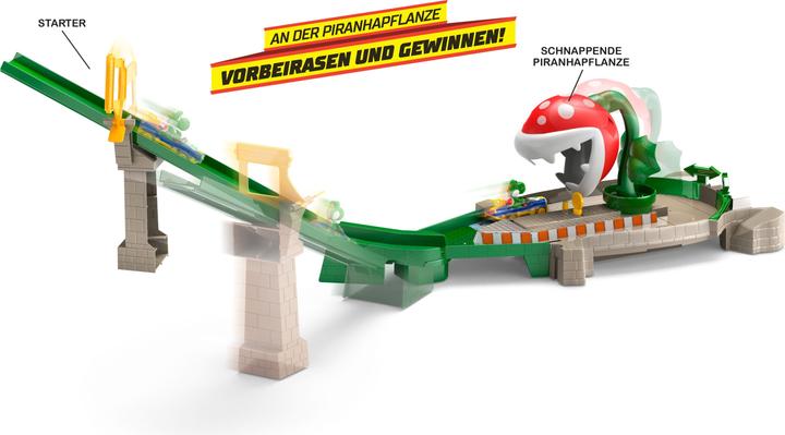 Produktbild Hot Wheels Mario Kart Piranha Plant Rennstrecke