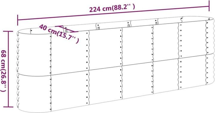 Immagine prodotto vidaXL Hochbeet