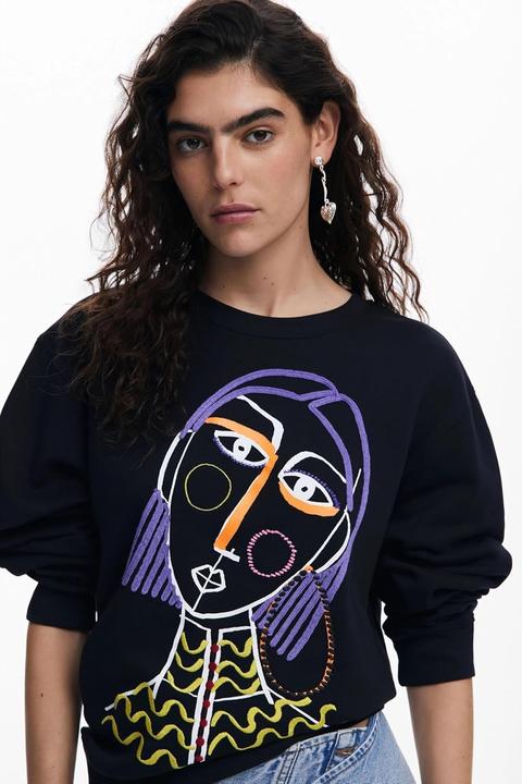 Produktbild Desigual Sweat Face 2017 Carbon XL, Zwart, XL (XL)