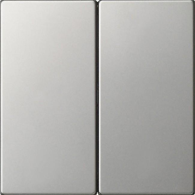 Produktbild Gira Wippe 2f unbedruckt System 55 Edelstahl 5370600