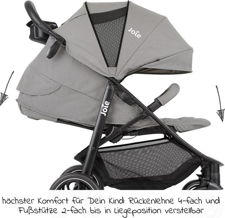 Produktbild Joie Buggy & Sportwagen Litetrax bis 22 kg belastbar mit Buggys & Sportwagen